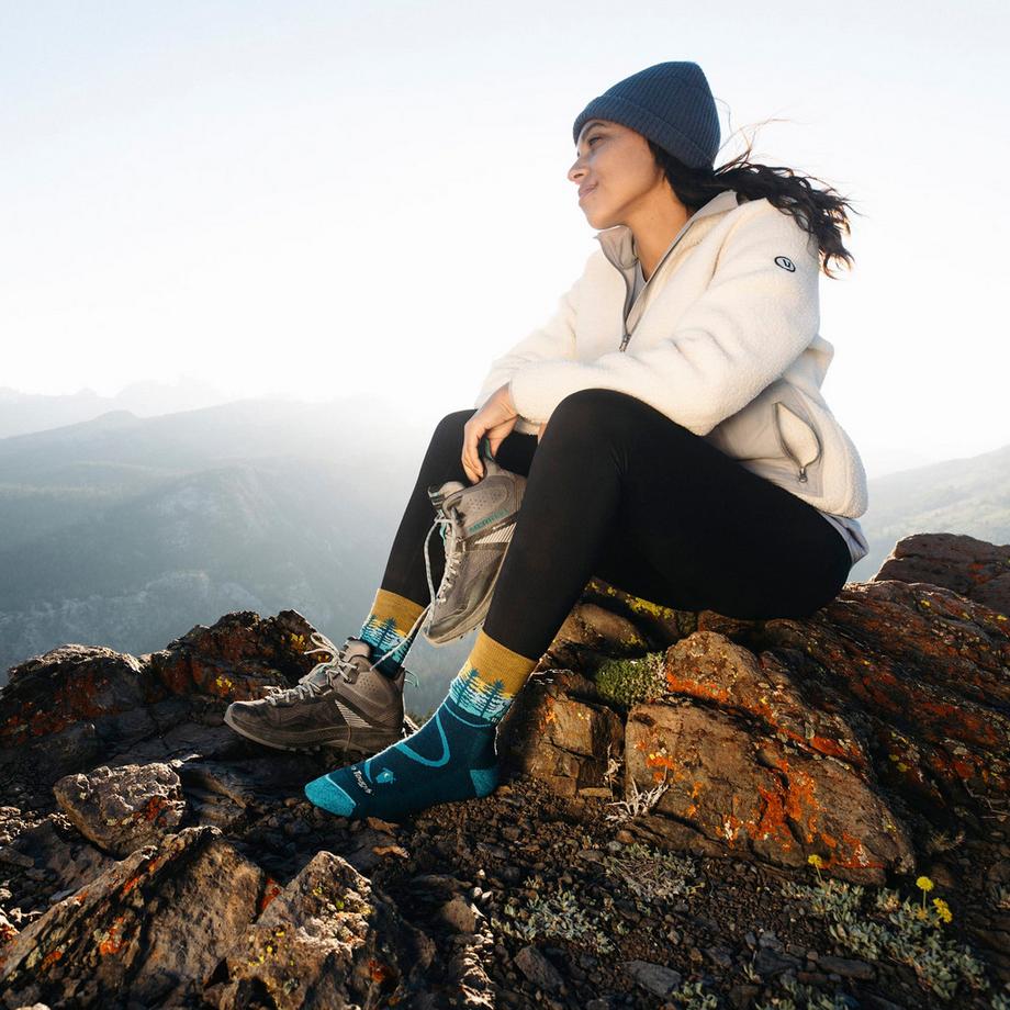 Darn Tough Vermont Northwoods Micro Crew Merino Wandersocken  