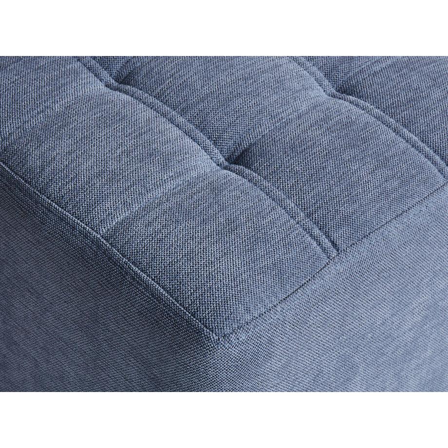 Beliani Pouf en Tissu Moderne KANSAS  