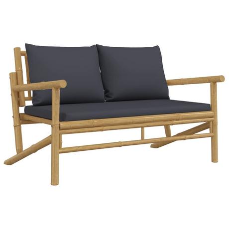 VidaXL Banc de jardin bambou  