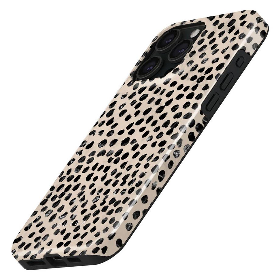 Burga  Custodia MagSafe per iPhone 15 Pro Max Elegante Motivo Almond Latte 