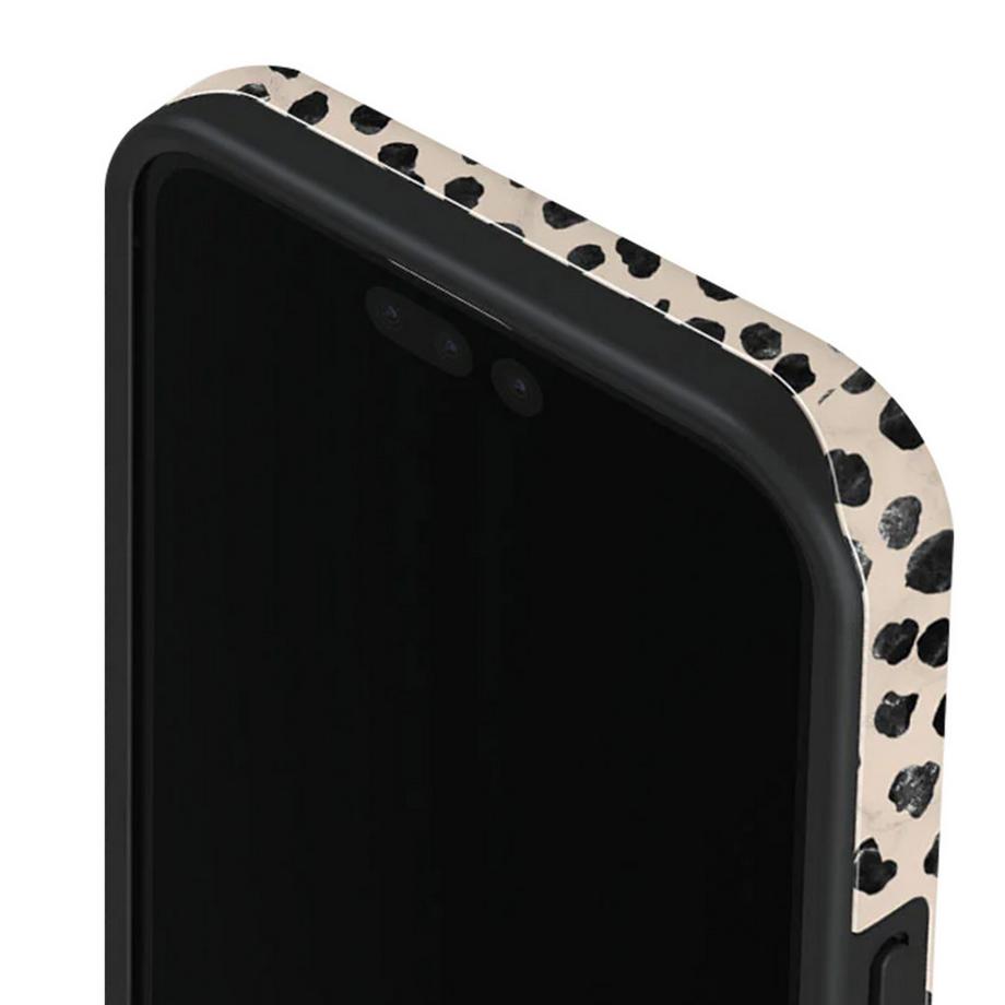 Burga  Custodia MagSafe per iPhone 15 Pro Max Elegante Motivo Almond Latte 