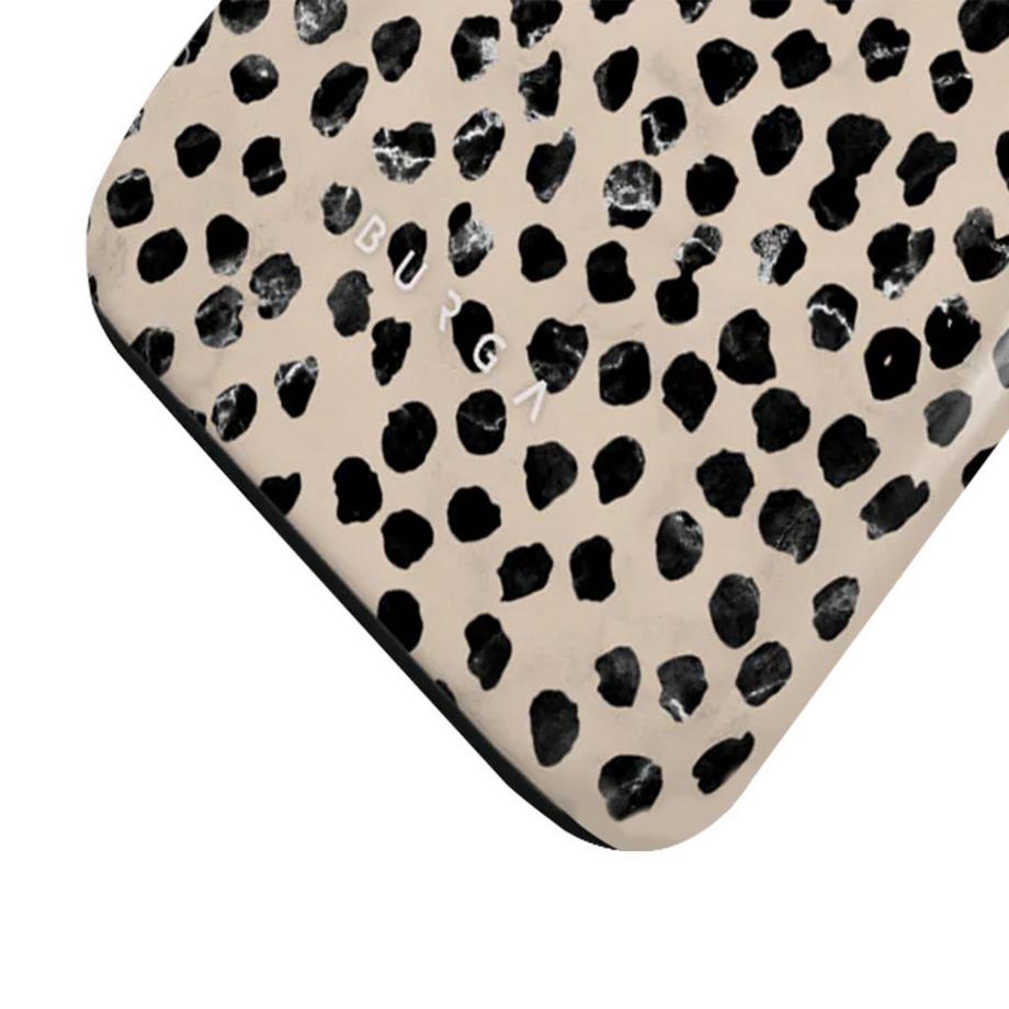 Burga  Custodia MagSafe per iPhone 15 Pro Max Elegante Motivo Almond Latte 