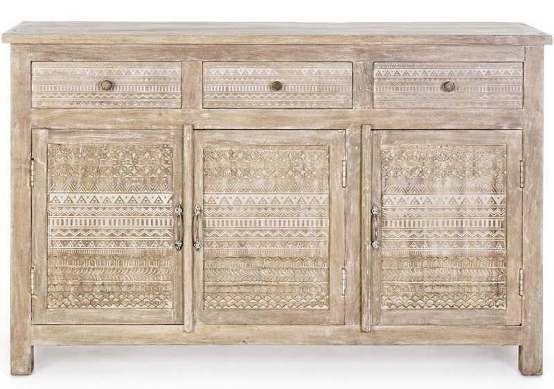 mutoni Credenza Mayra 3 ante 3 cassetti  