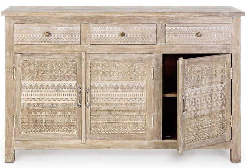 mutoni Sideboard Mayra 3 Türen 3 Schubladen  