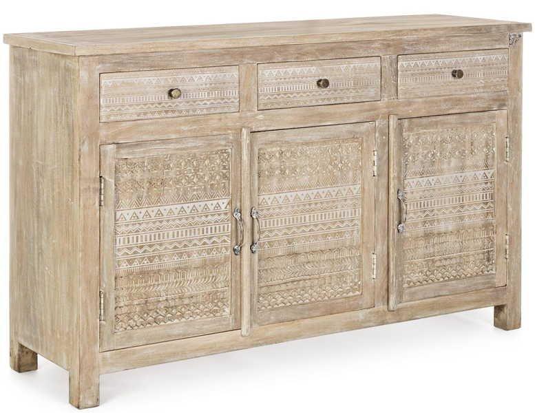 mutoni Credenza Mayra 3 ante 3 cassetti  