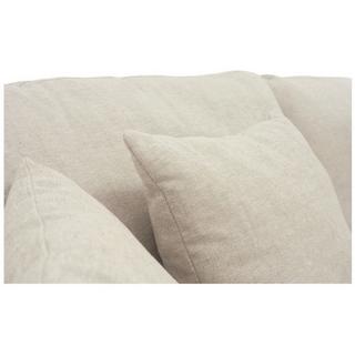 Blanc d'Ivoire Hussensofa Angie Leinen-Mix ecru 215  
