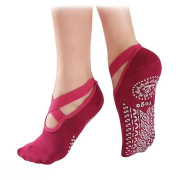 Calzini Yoga Modello Alla Caviglia - Rosso