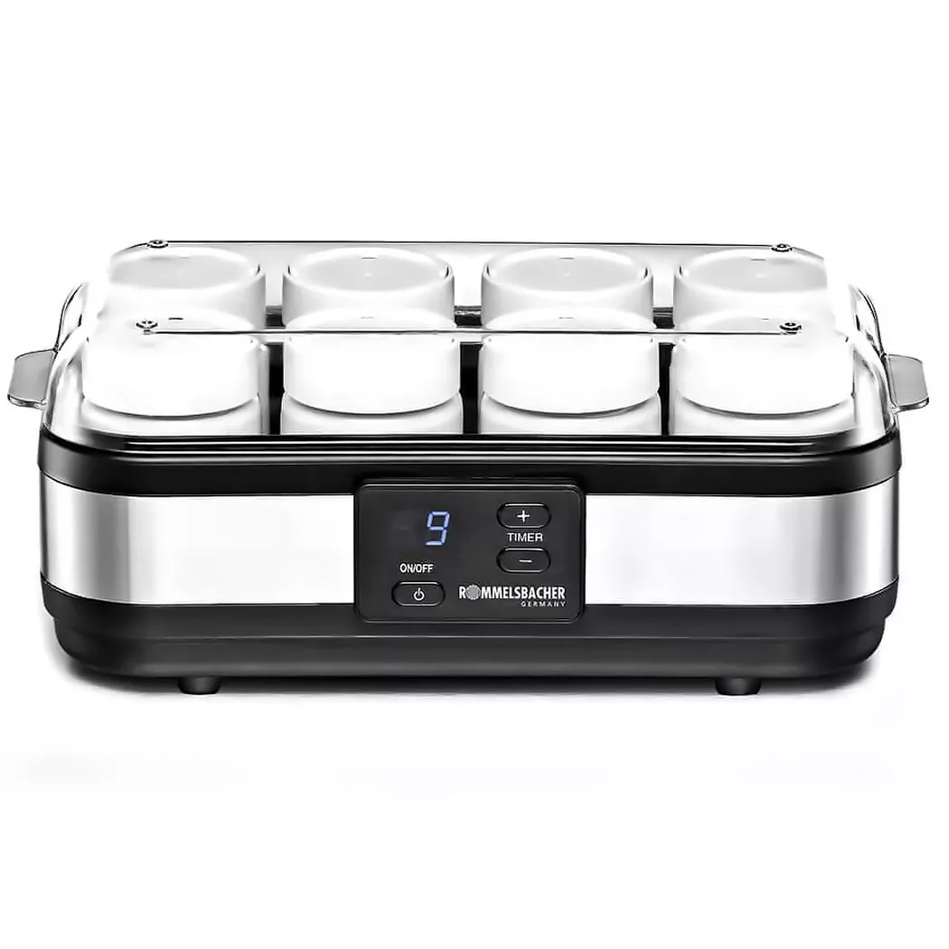 Rommelsbacher Joghurtbereiter "JG 40" 8 Portionsbehälter je 150 ml
