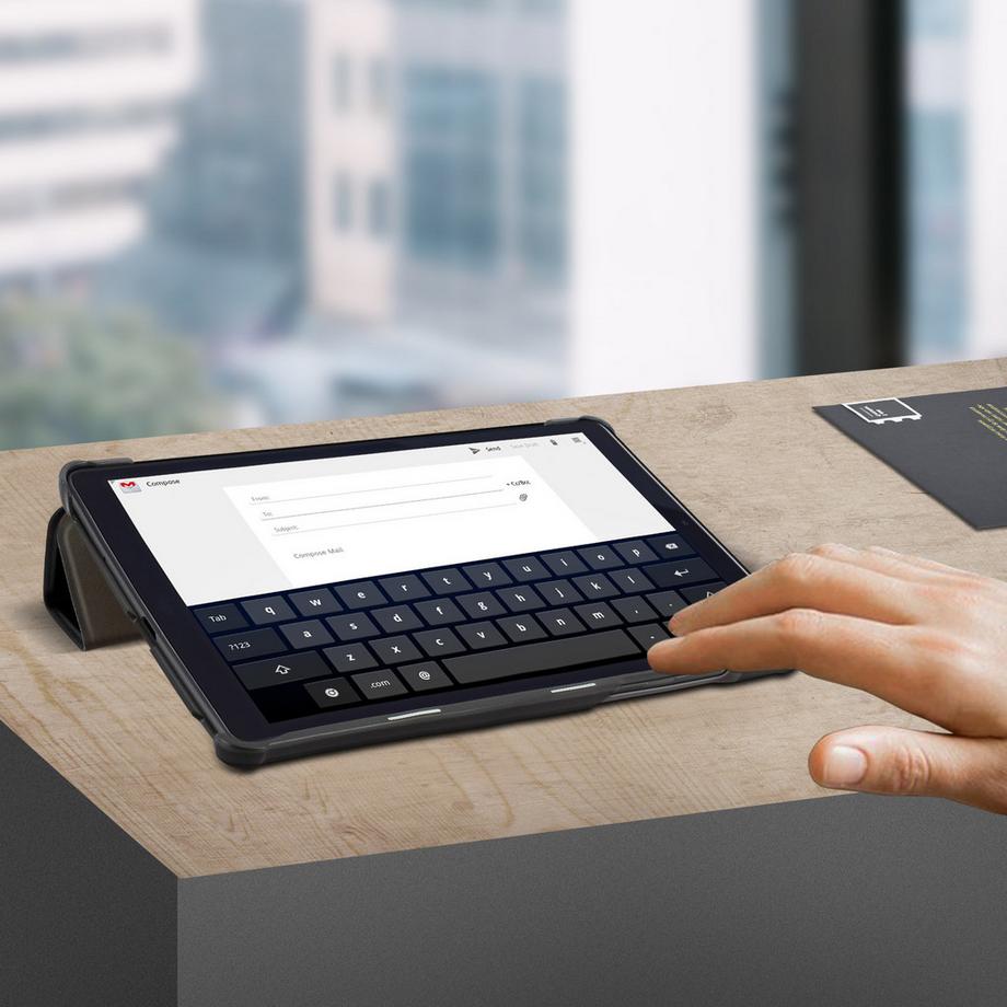 Avizar  Etui Lenovo Tab M8 Support clavier Noir 