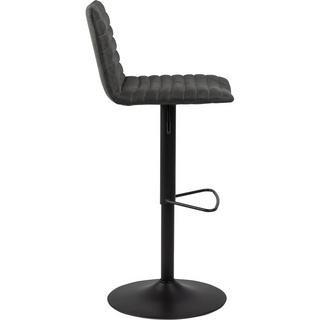 mutoni Tabouret de bar Randy anthracite pivotant 110 (1 pièce)  