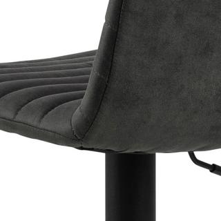 mutoni Tabouret de bar Randy anthracite pivotant 110 (1 pièce)  