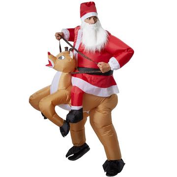 Costume autogonflant de Père Noël