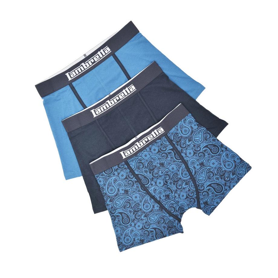 Lambretta Paisley Boxershorts 3er-Pack  