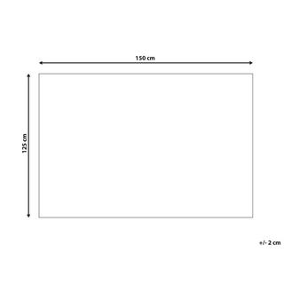 Beliani MIRGE Couverture Polaire Moderne en Polyester  