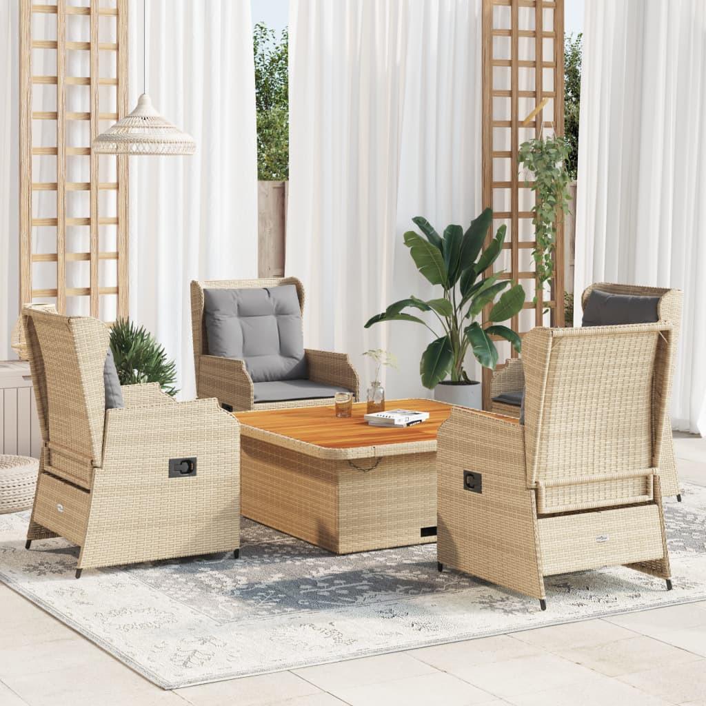 VidaXL Garten-lounge-set poly-rattan  