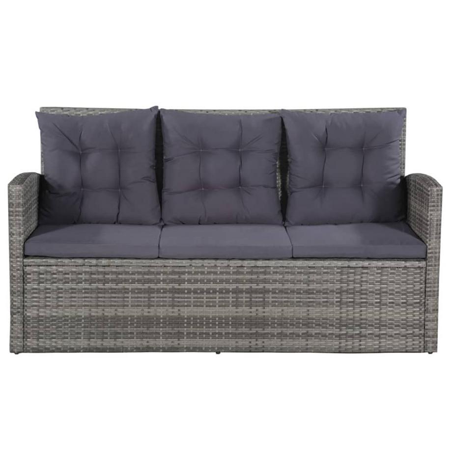 VidaXL set di divani Polirattan  