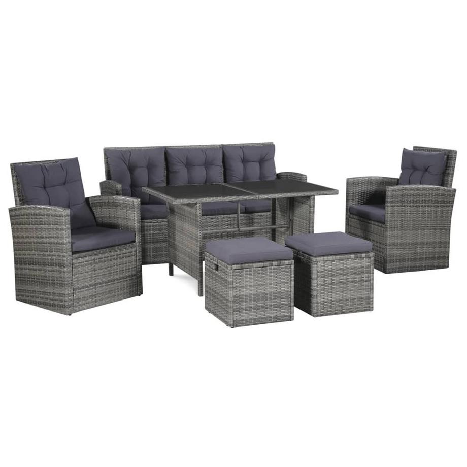 set di divani Polirattan
