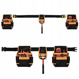 Bigstren Werkzeuggürtel 22 Taschen Schwarz und Gelb  