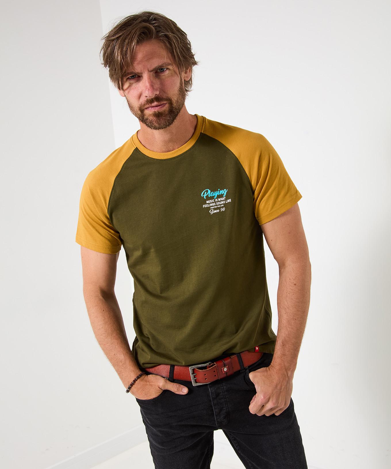 Joe Browns T-Shirt Girocollo Motivo Giradischi DJ  