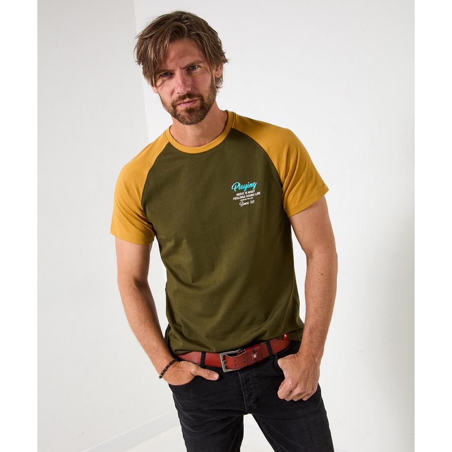 Joe Browns T-Shirt Col Rond Motif Platine DJ  