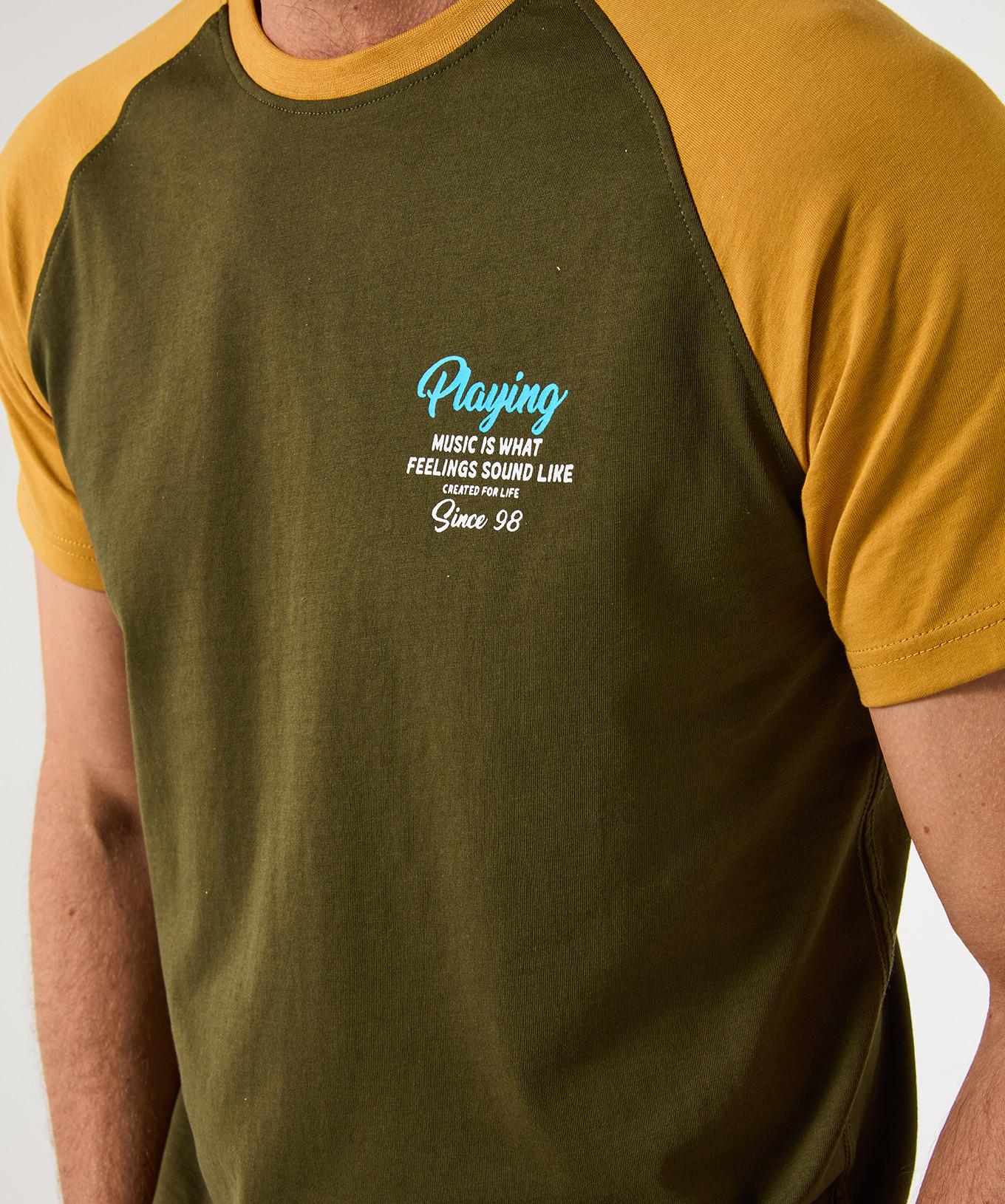 Joe Browns T-Shirt Girocollo Motivo Giradischi DJ  