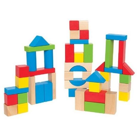 Hape  Hape Blocs à empiler en bois 50 pièces 