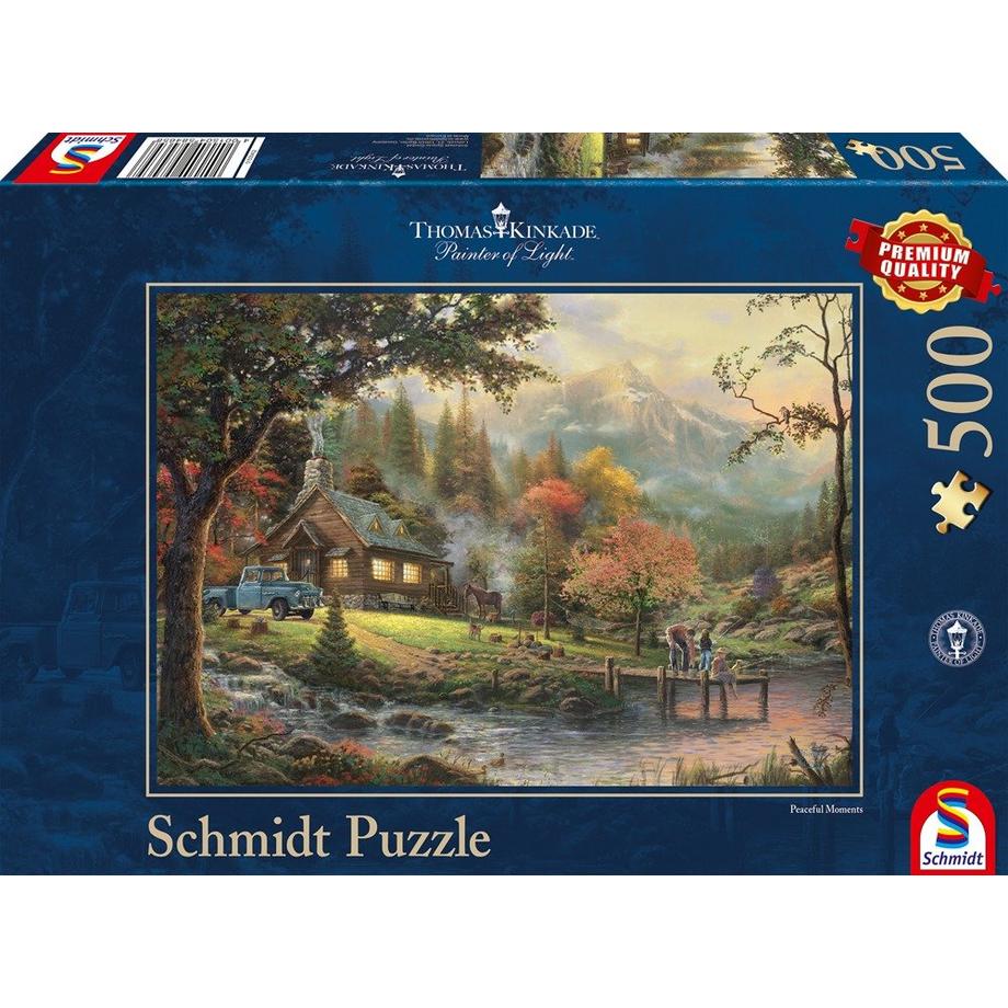 Schmidt Spiele  Puzzle Idylle am Fluss (500Teile) 