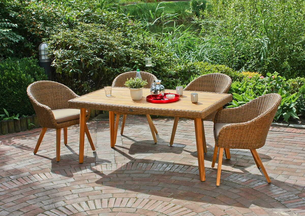 mutoni pleasure Garten Essgruppe Carson (5-tlg)  