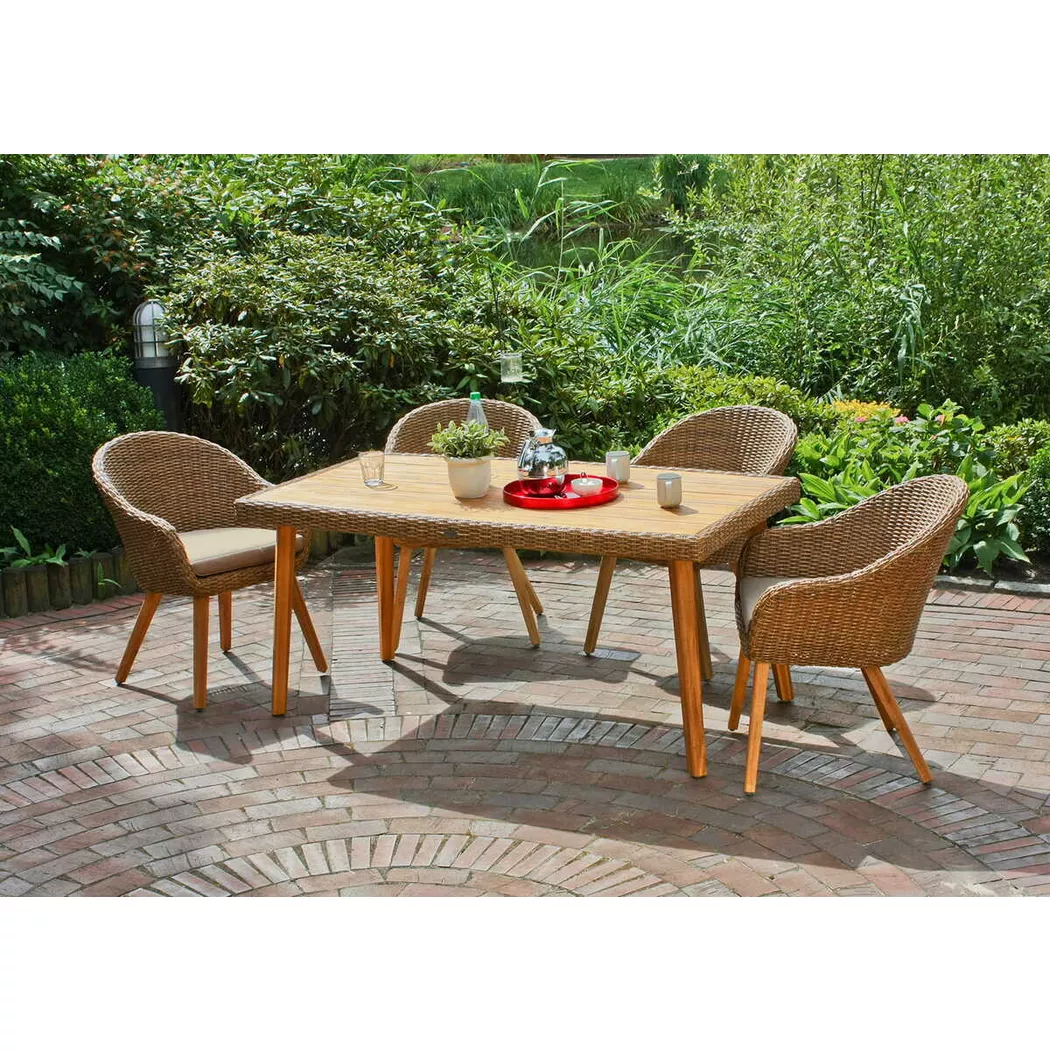 mutoni pleasure - Garten Essgruppe Carson (5-tlg), One Size