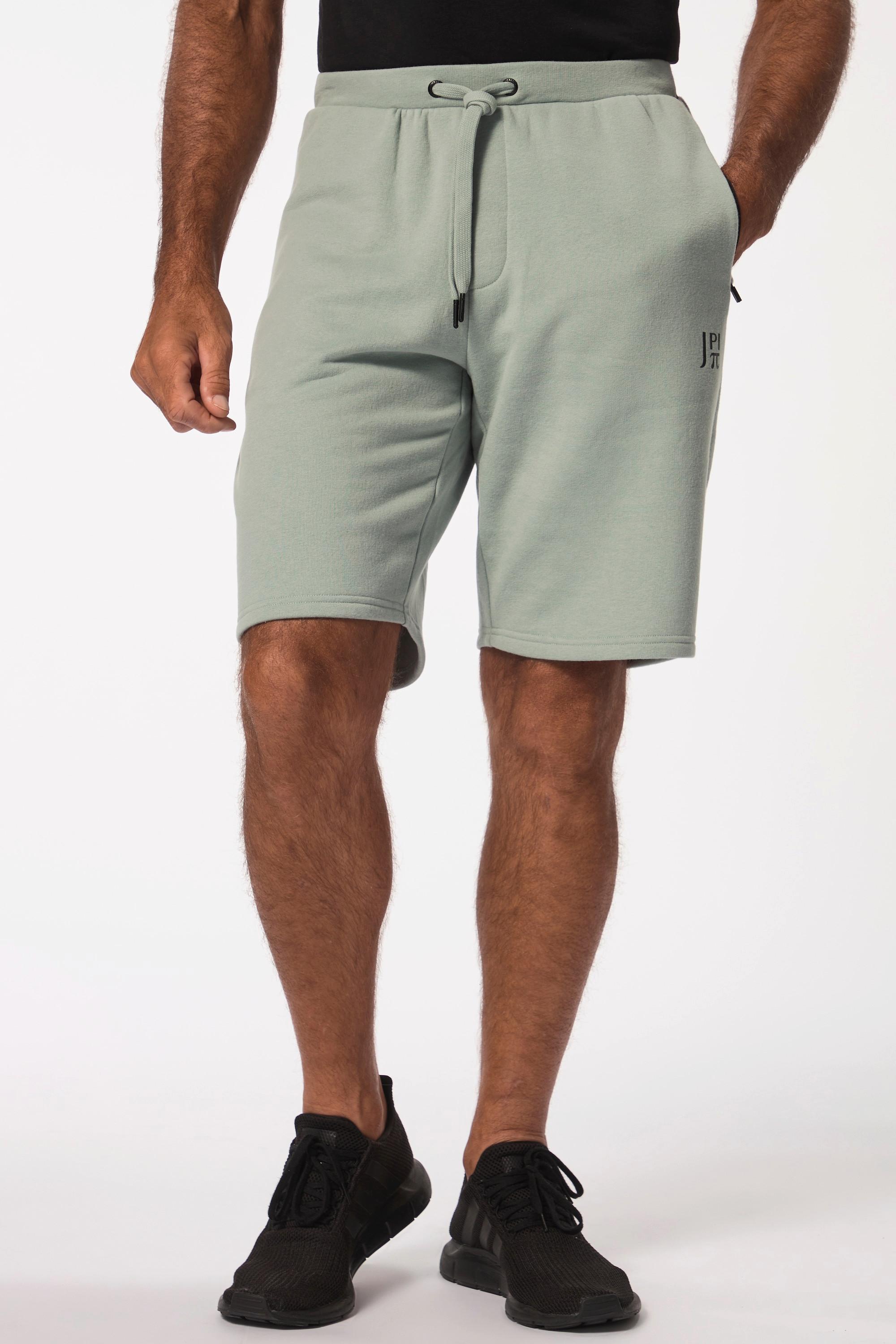 JP1880  Short de sport en molleton JAY-PI, collection Fitness. Taille élastique et poches zippées 