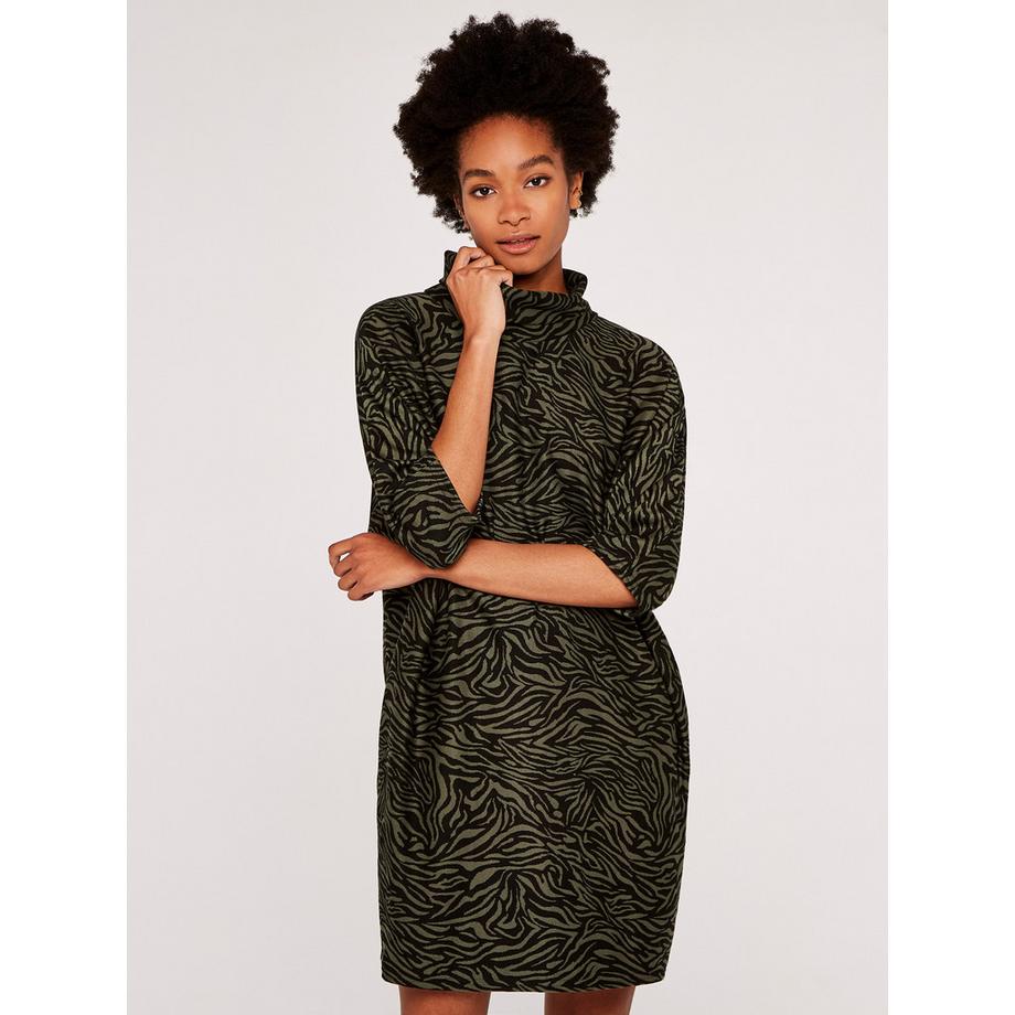 APRICOT Minikleid Zebramuster  