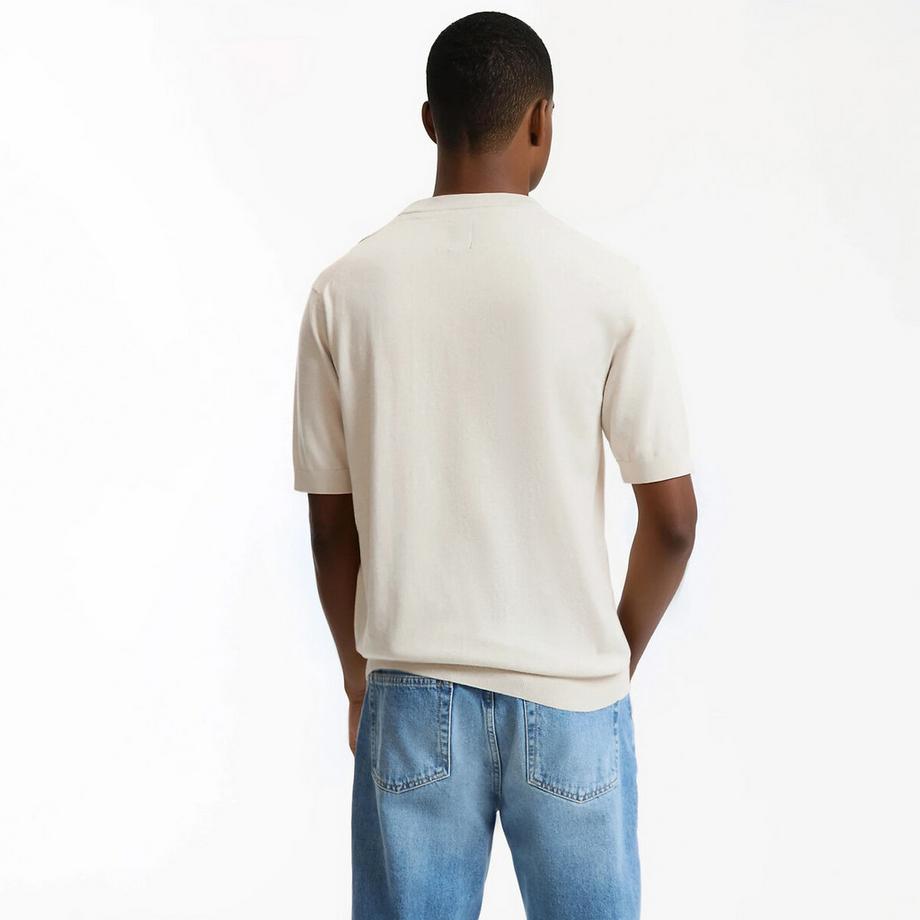 La Redoute Collections Strick T-Shirt Rundhalsausschnitt  