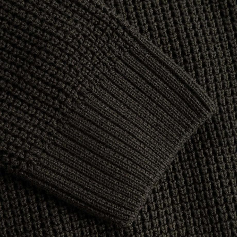 Joop Jeans Honrio Pull en tricot confortable à demi-zip  