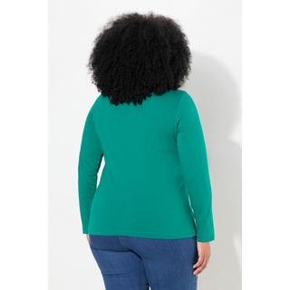 Ulla Popken  Shirt, Rollkragen, Slim, Langarm 