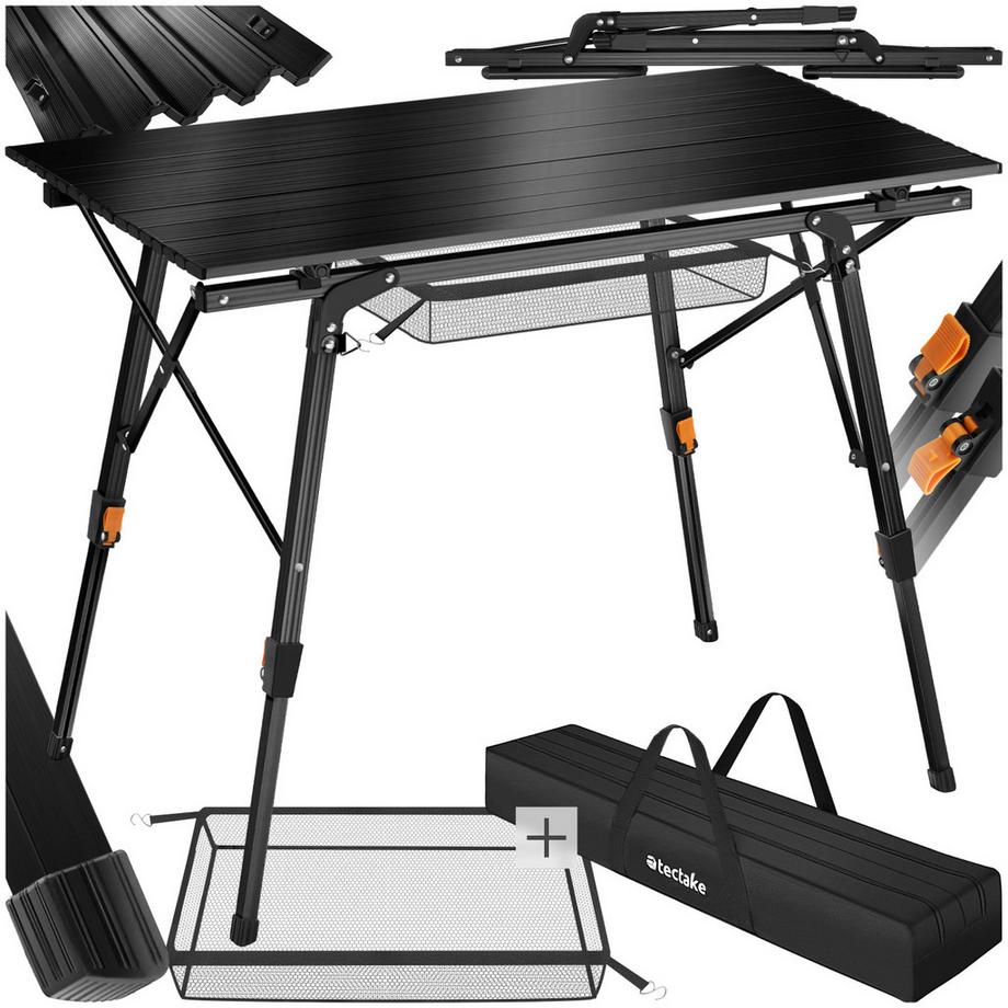 Tectake  Campingtisch Tina faltbar aus Aluminium 