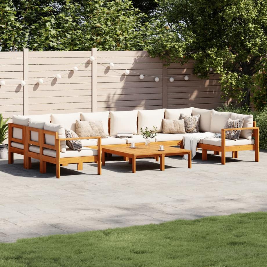 VidaXL set salotto da giardino Legno  