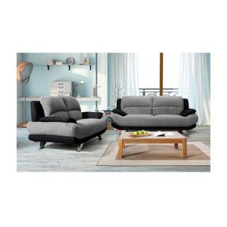 Vente-unique Couchgarnitur 3+2 Microfaser Musko  