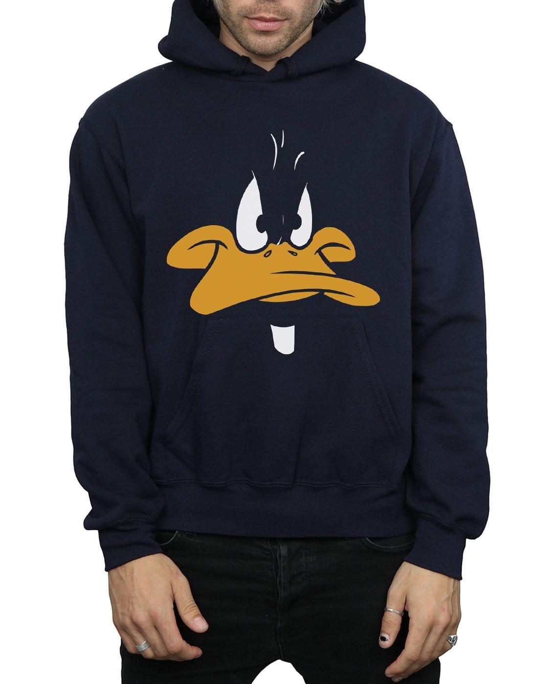 LOONEY TUNES Daffy Duck Face Kapuzenpullover  