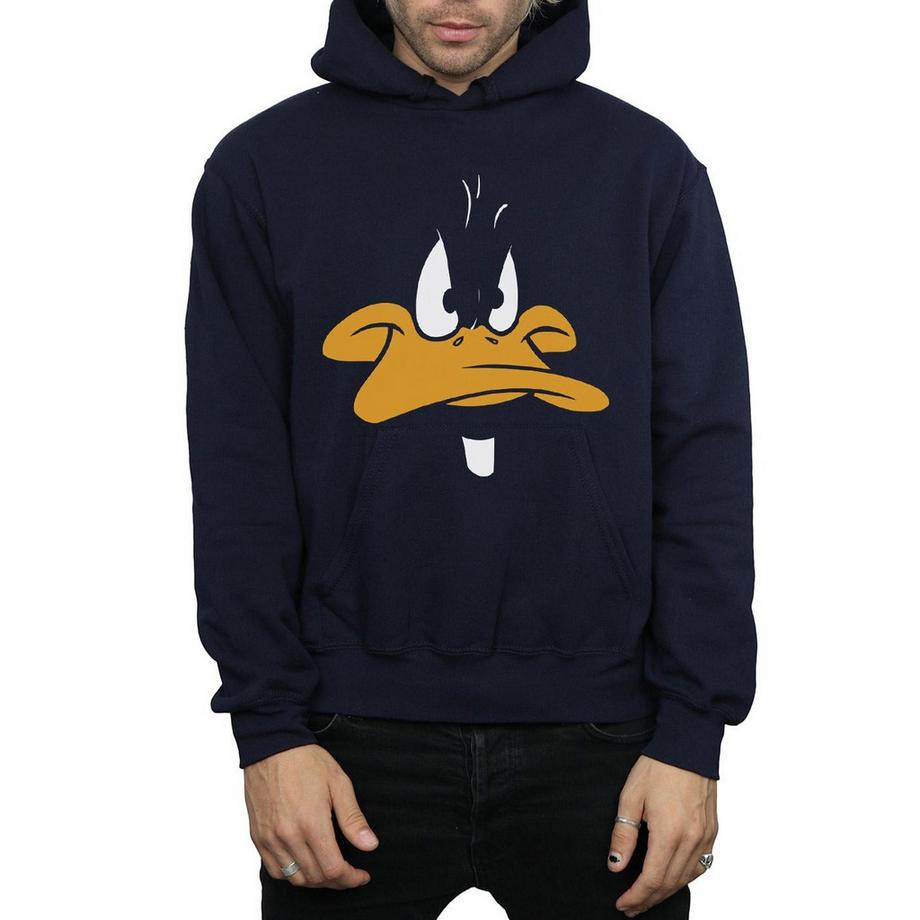 LOONEY TUNES Daffy Duck Gesicht Kapuzenpullover  