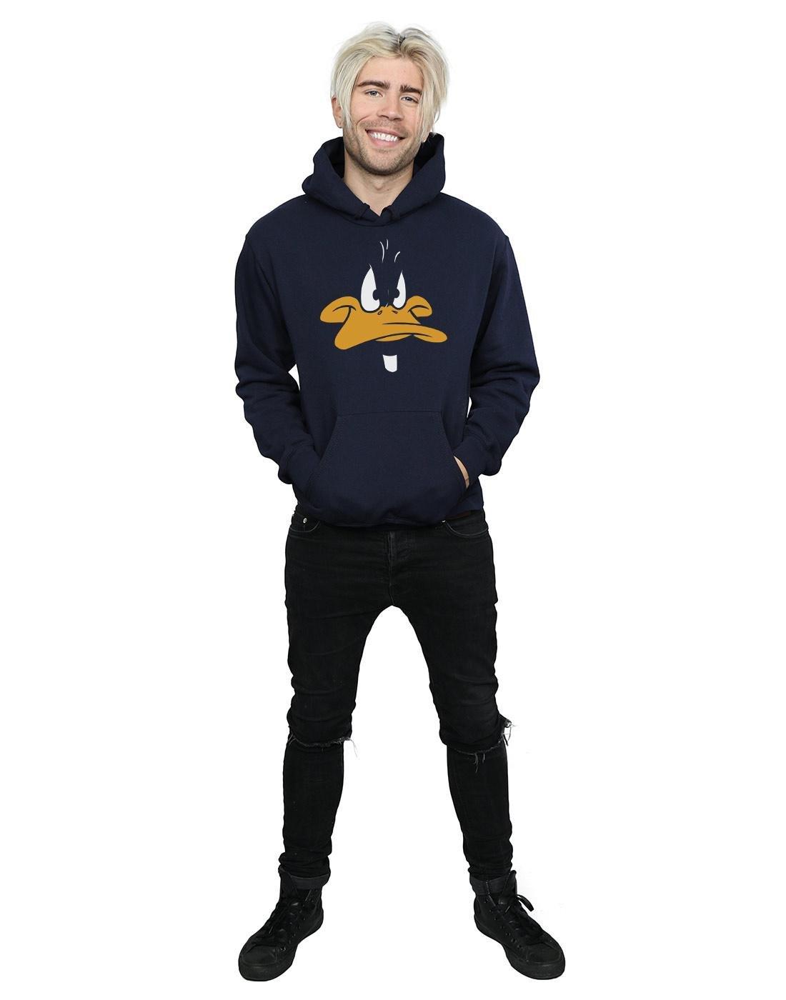 LOONEY TUNES Daffy Duck Face Kapuzenpullover  