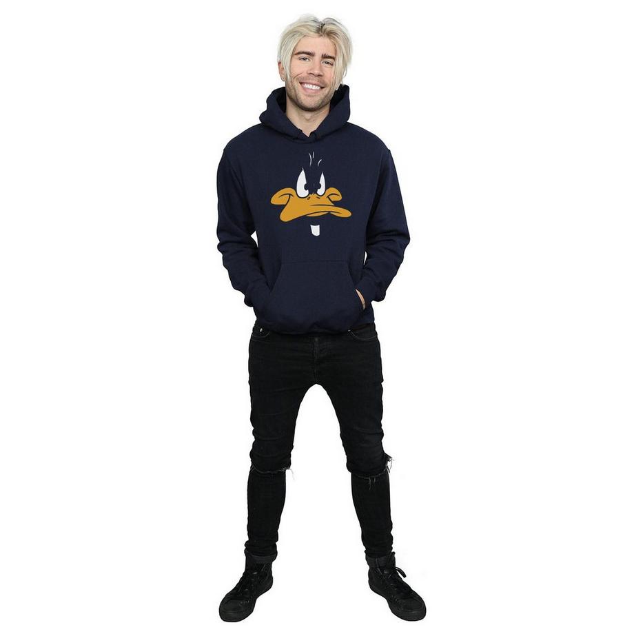 LOONEY TUNES Daffy Duck Gesicht Kapuzenpullover  