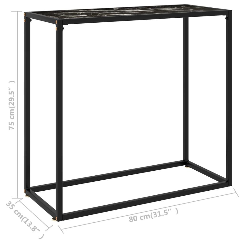 VidaXL Table console verre  