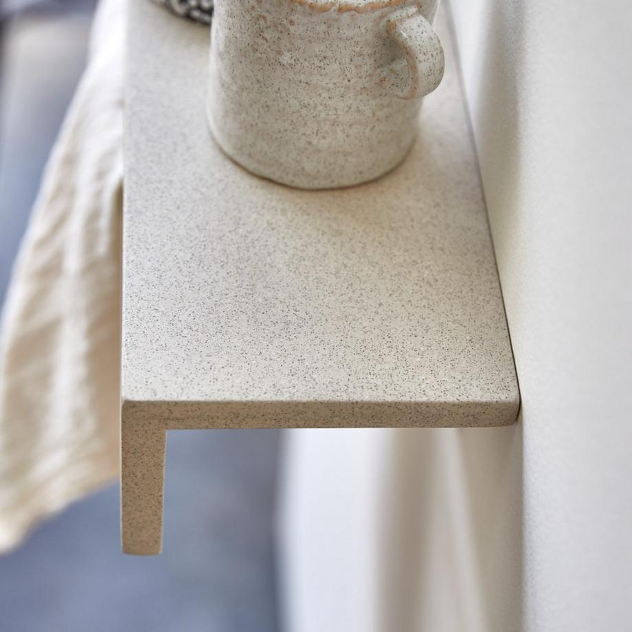 Tikamoon Porte serviette mural en terrazzo cream Clea  