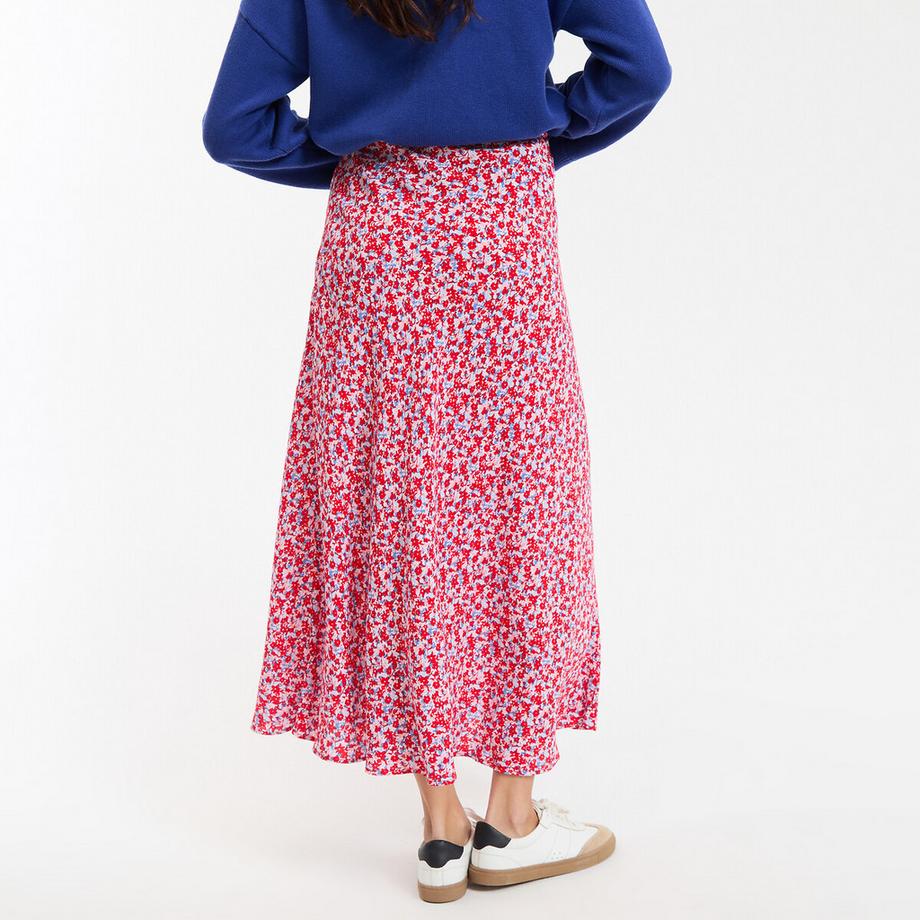 La Redoute Collections Jupe Longue Évasée Fleurie  