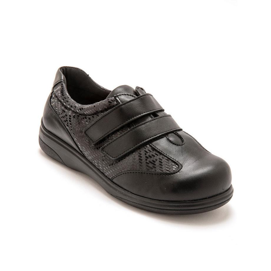 Pédiconfort Derbies Ultra Larghe con Velcro  
