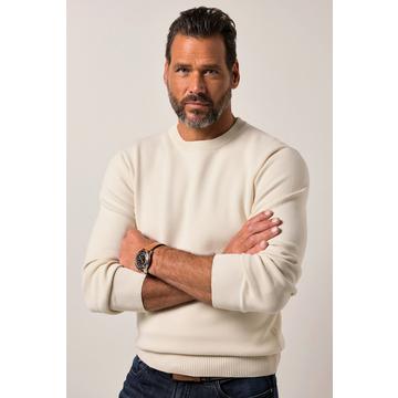 Pull en maille élastique, col rond - jusqu'au 7 XL