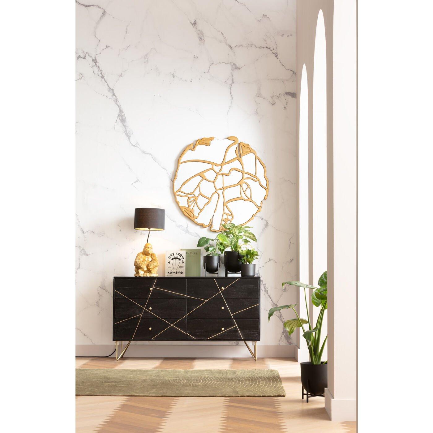 KARE Design miroir mural Pieces doré rond 100  