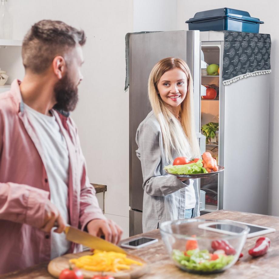 Northix  Waschmaschinenunterlage mit Taschen 