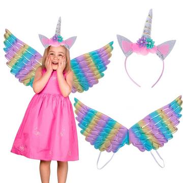 Einhorn-Flügel-Kostüm-Stirnband