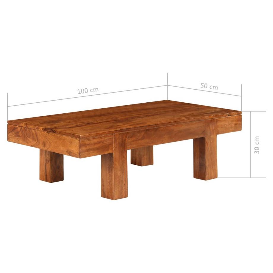 VidaXL Couchtisch akazienholz  